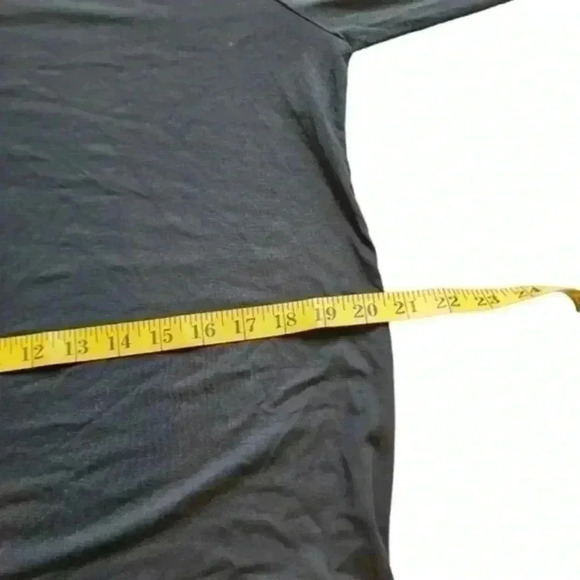 Eileen Fisher Dress Midi Length Viscose Grey Long Sleeves Mature Office Women S - Picture 11 of 12